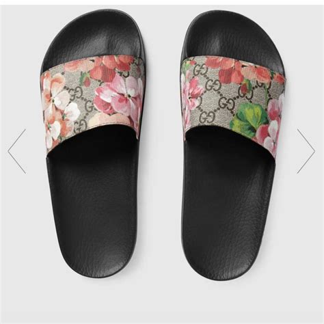 gucci sliders womens sale|Gucci fluffy slides.